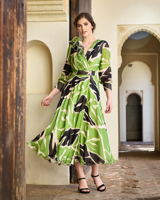 SONIA PENA Abito midi 11260013 Verde