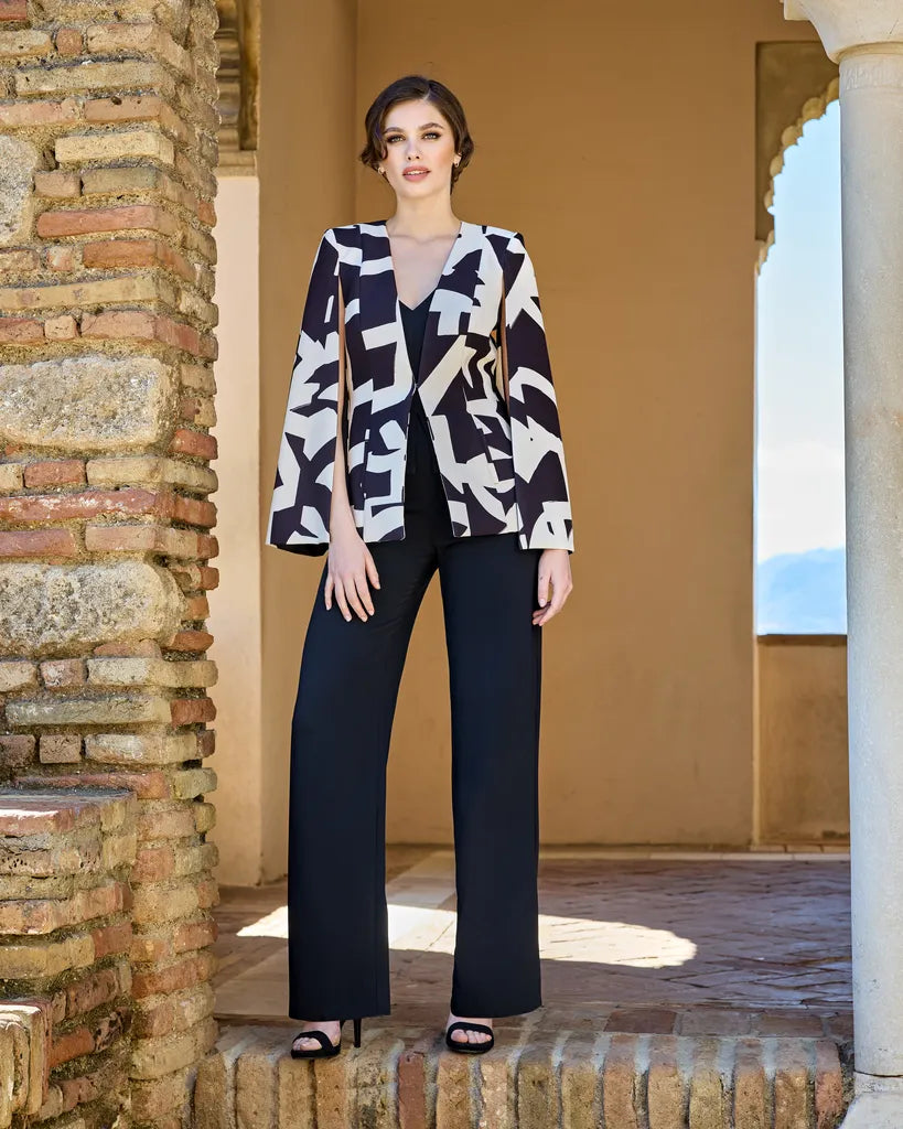 SONIA PENA Completo giacca e pantaloni 11260060 Nero