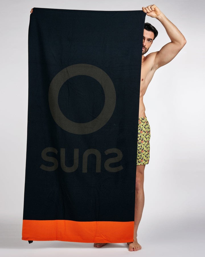 SUNS Telo Mare Uomo TOWEL LOGO TMS41001U Black