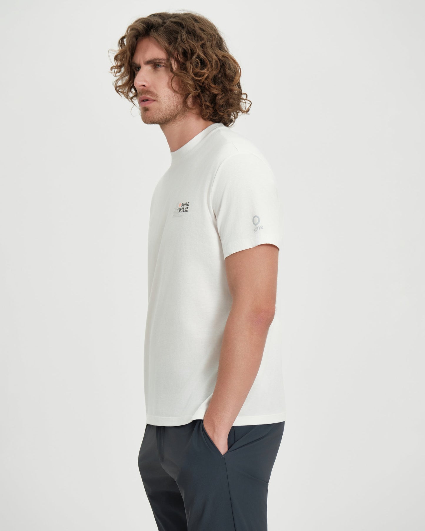 SUNS T-Shirt Uomo PAOLO TEXT TSS61022U Off White