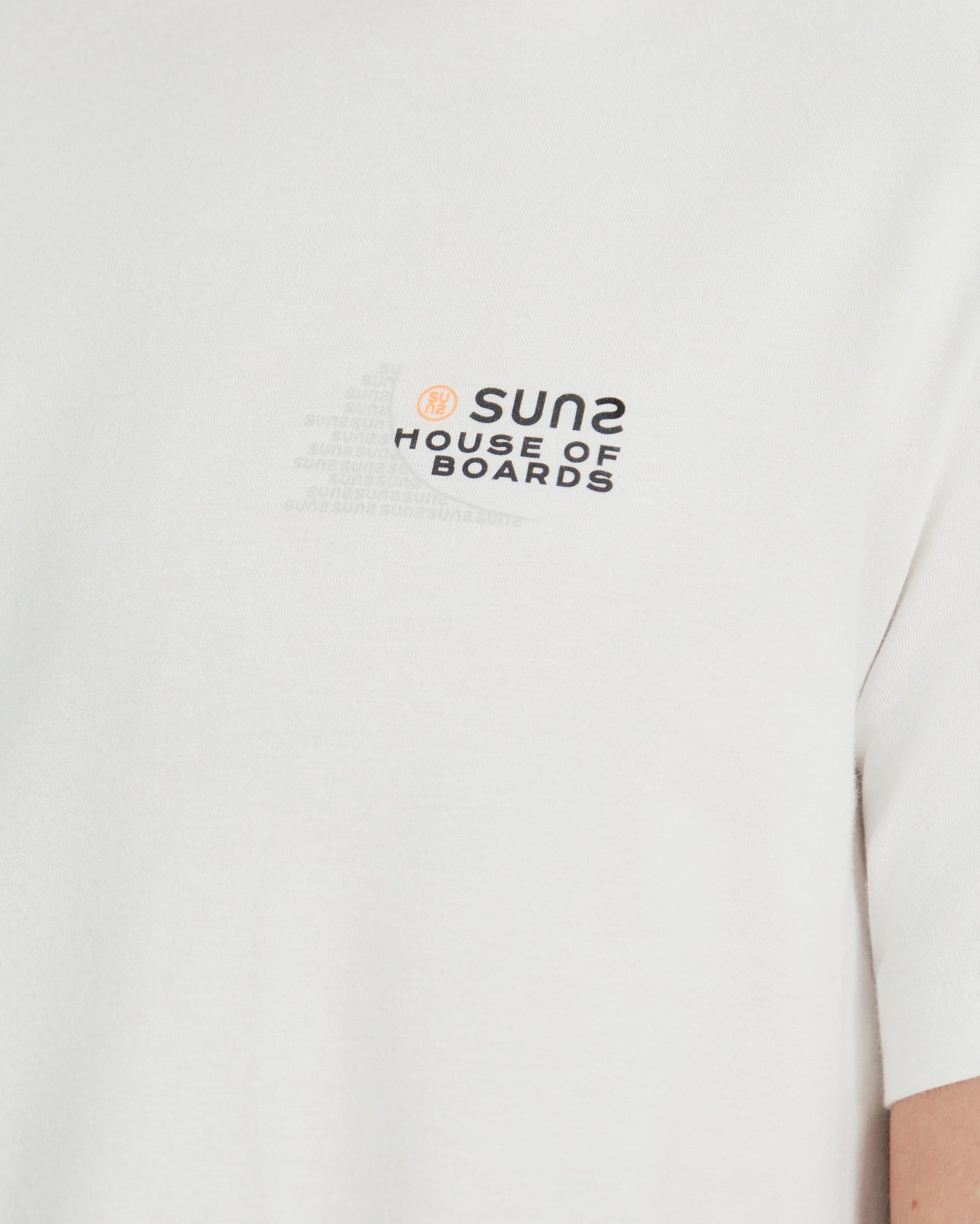 SUNS T-Shirt Uomo PAOLO TEXT TSS61022U Off White