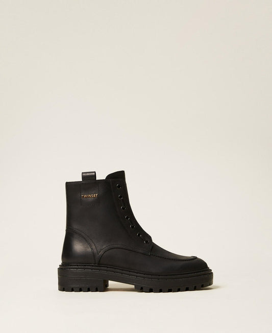TWINSET Anfibi Donna 252TCP184 Nero
