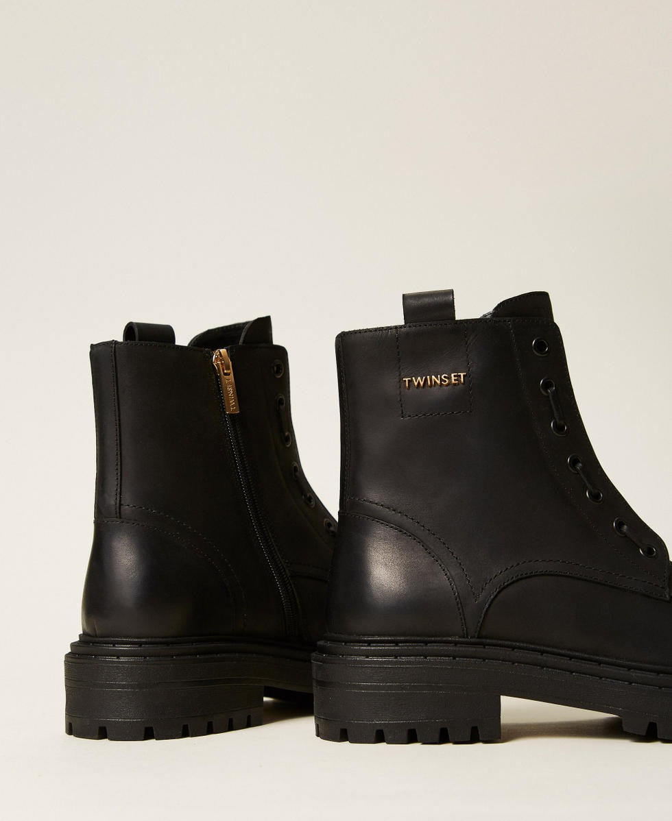 TWINSET Anfibi Donna 252TCP184 Nero