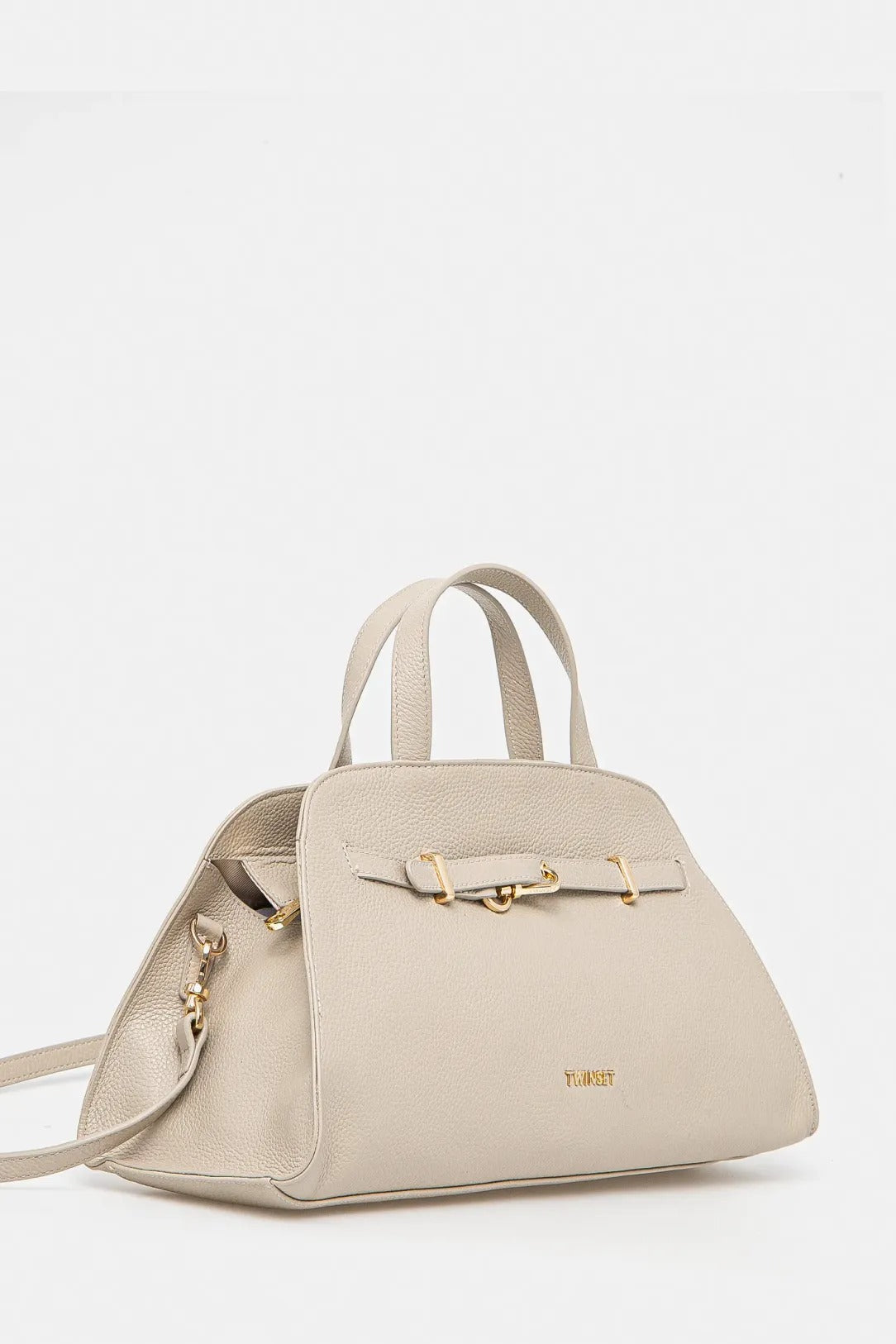 TWINSET Borsa Donna Bauletto Pelle 251TB7011 Beige