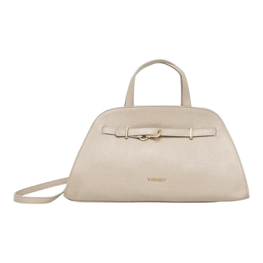 TWINSET Borsa Donna Bauletto Pelle 251TB7011 Beige