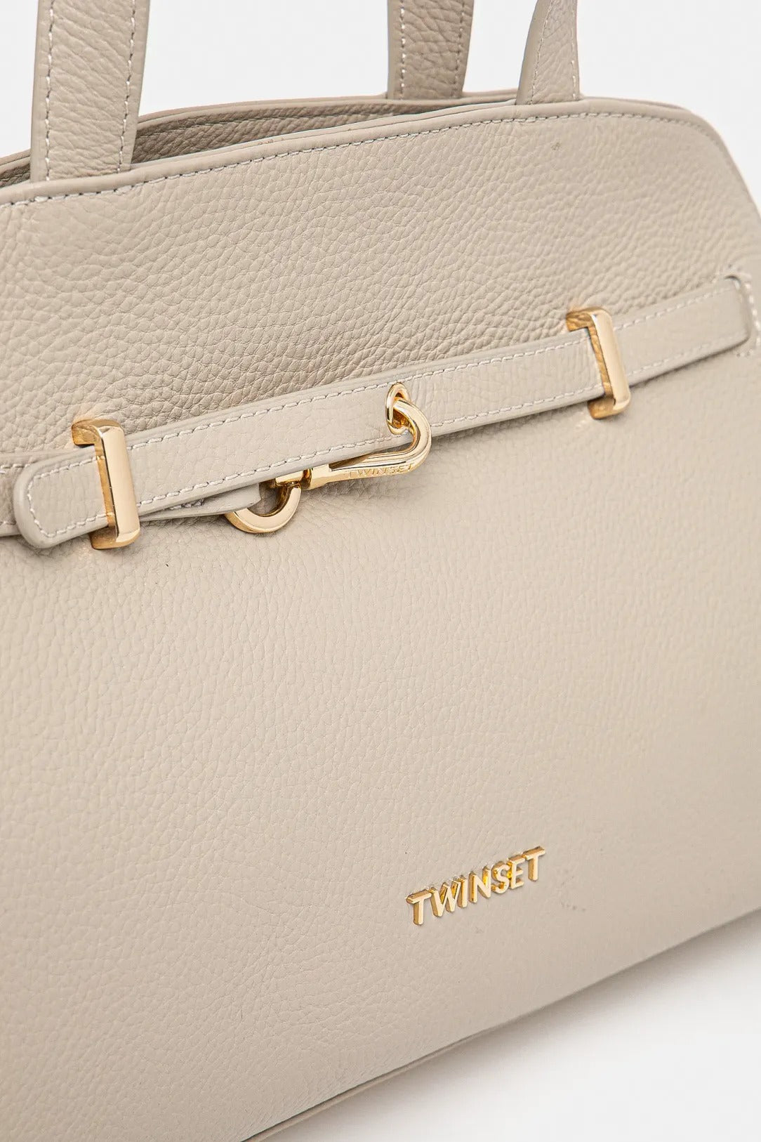 TWINSET Borsa Donna Bauletto Pelle 251TB7011 Beige