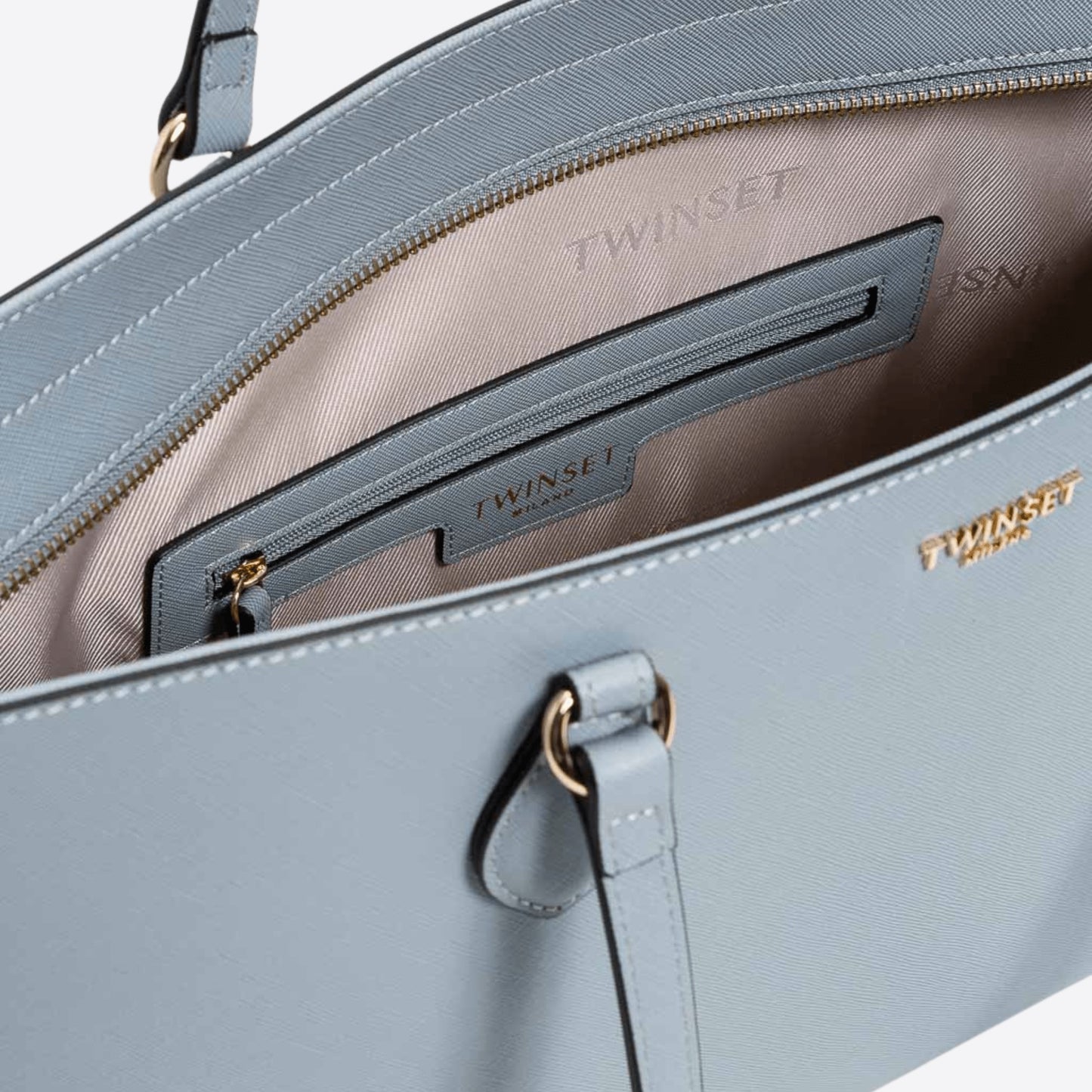 TWINSET Borsa Donna Shopping 251TB7273 Carta da Zucchero
