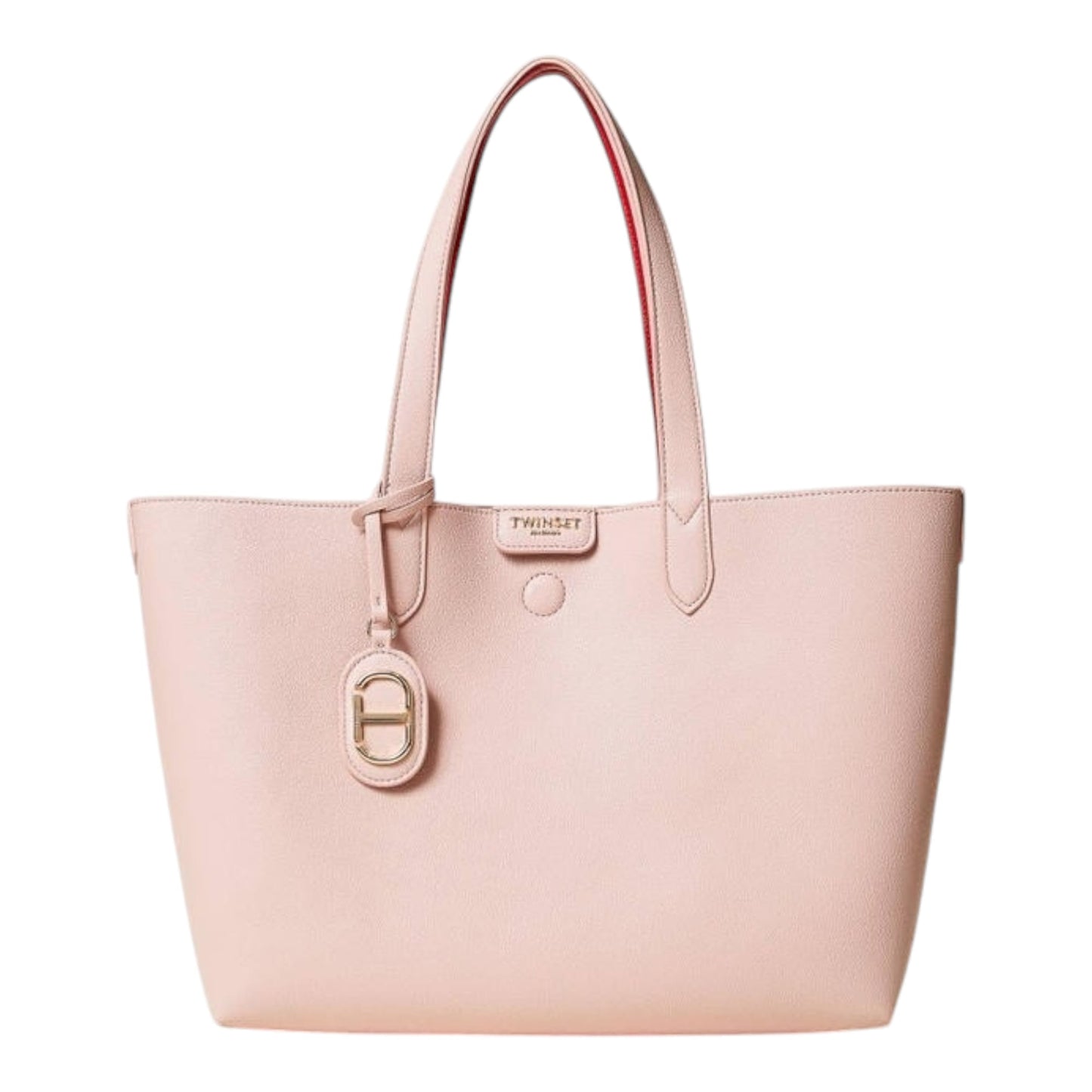 TWINSET Borsa Donna Shopping 251TB7300 Rosa P. Rosso