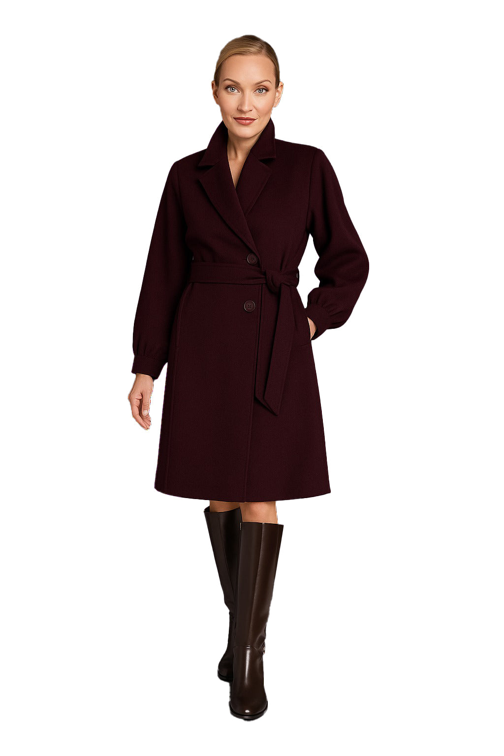 TWINSET Cappotto Donna misto lana 252TP2070 Winetasting