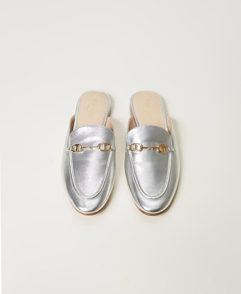 TWINSET Sabot Donna  251TCP136 Silver