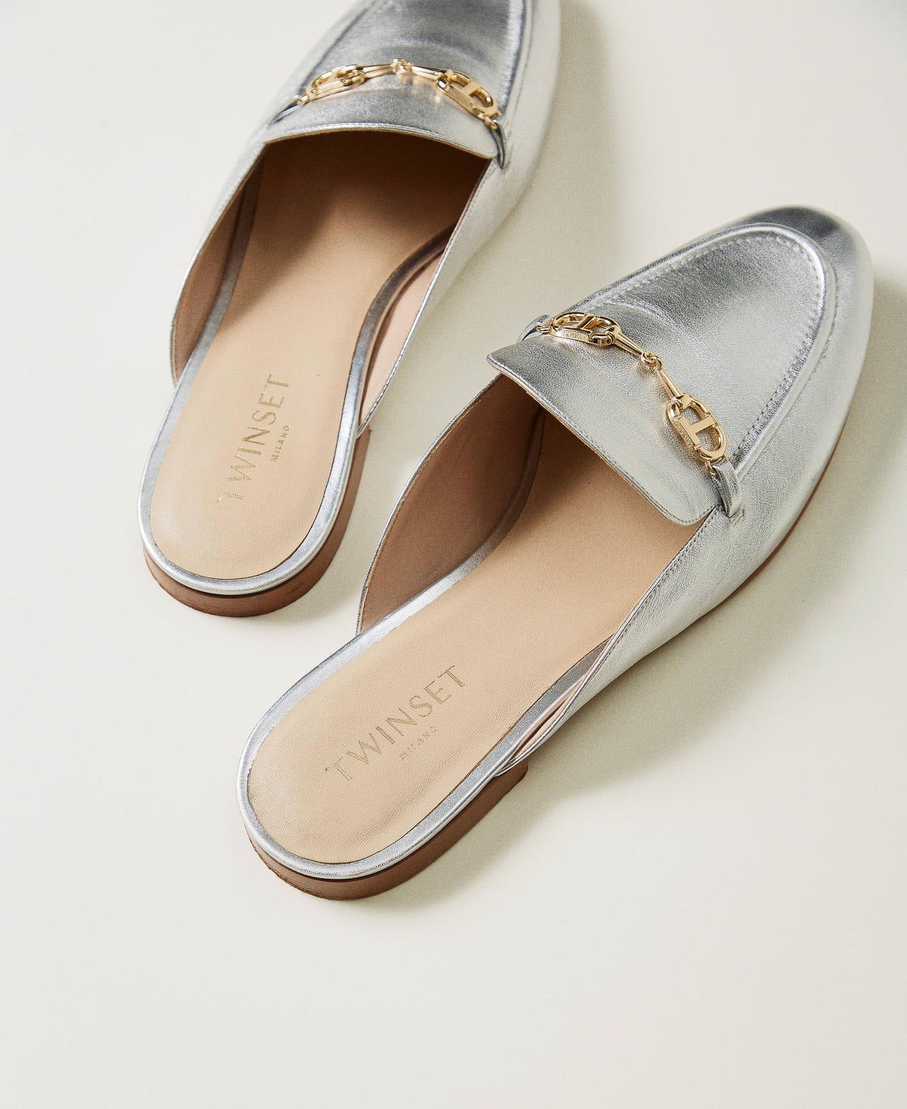 TWINSET Sabot Donna  251TCP136 Silver