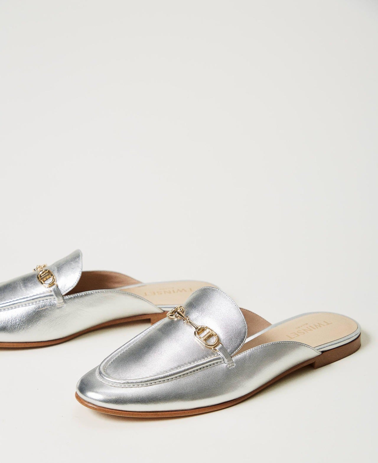 TWINSET Sabot Donna  251TCP136 Silver