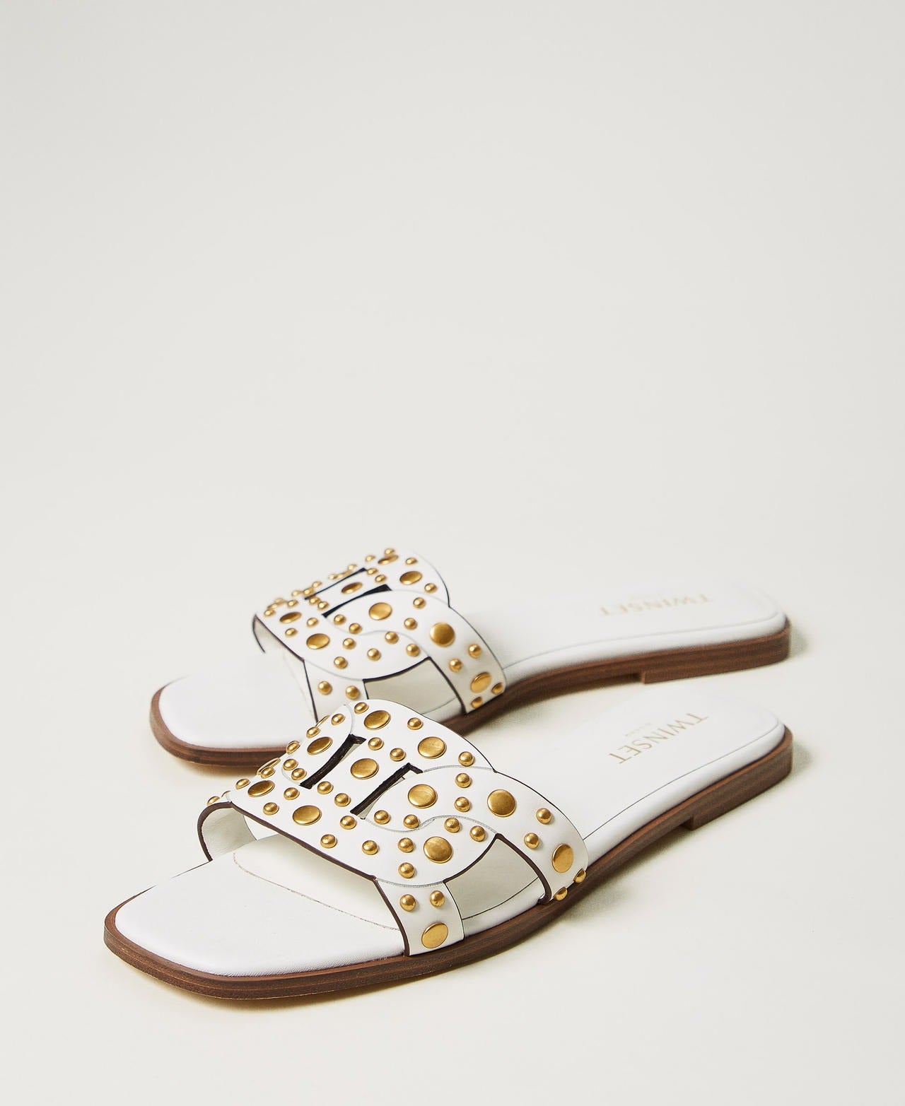 TWINSET Sandalo Donna 251TGT072 Neve