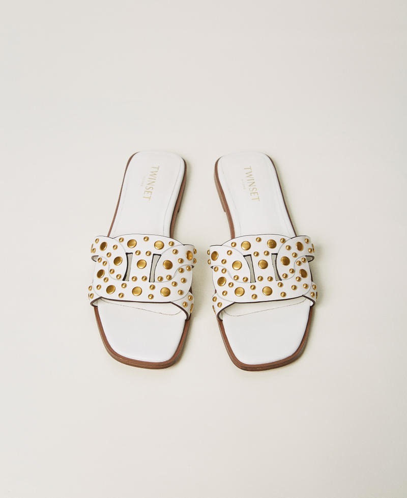 TWINSET Sandalo Donna 251TGT072 Neve