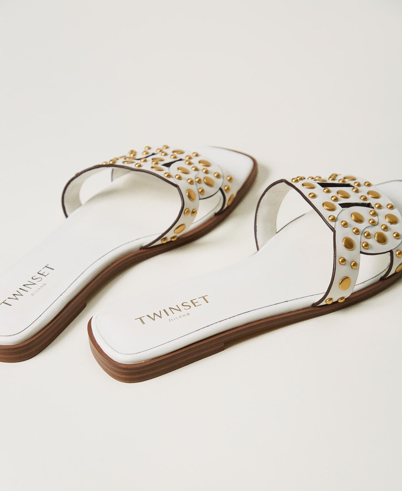 TWINSET Sandalo Donna 251TGT072 Neve