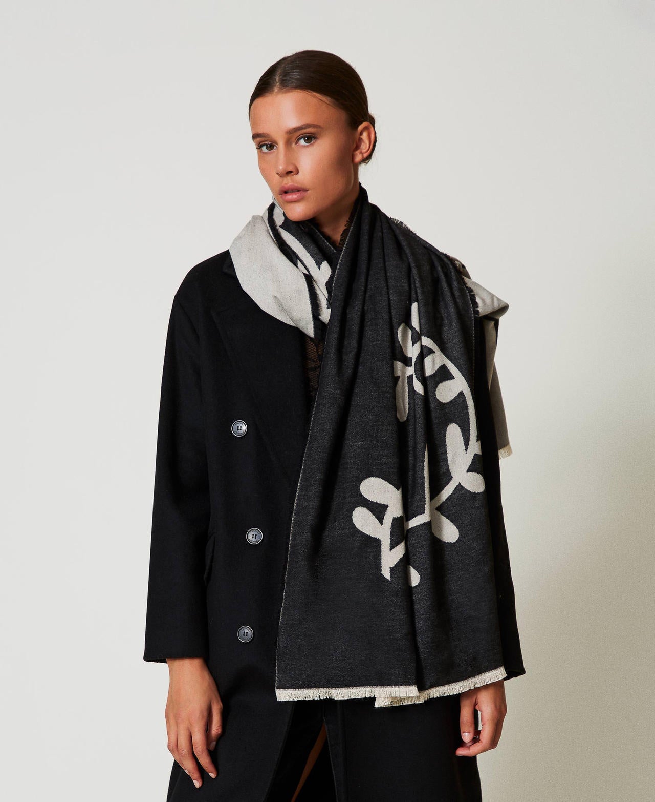 TWINSET Sciarpa Donna  242TO5100 Nero