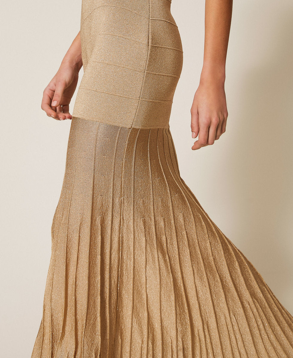 TWINSET Abito 261TP3123 Delicated Sand Lurex