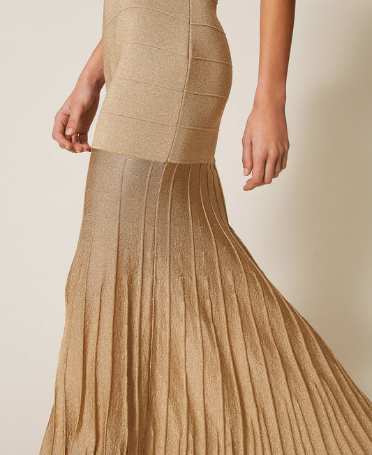 TWINSET Abito 261TP3123 Delicated Sand Lurex
