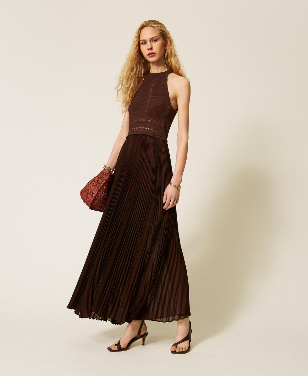 TWINSET Abito 261TT3191 Coffee Liqueur
