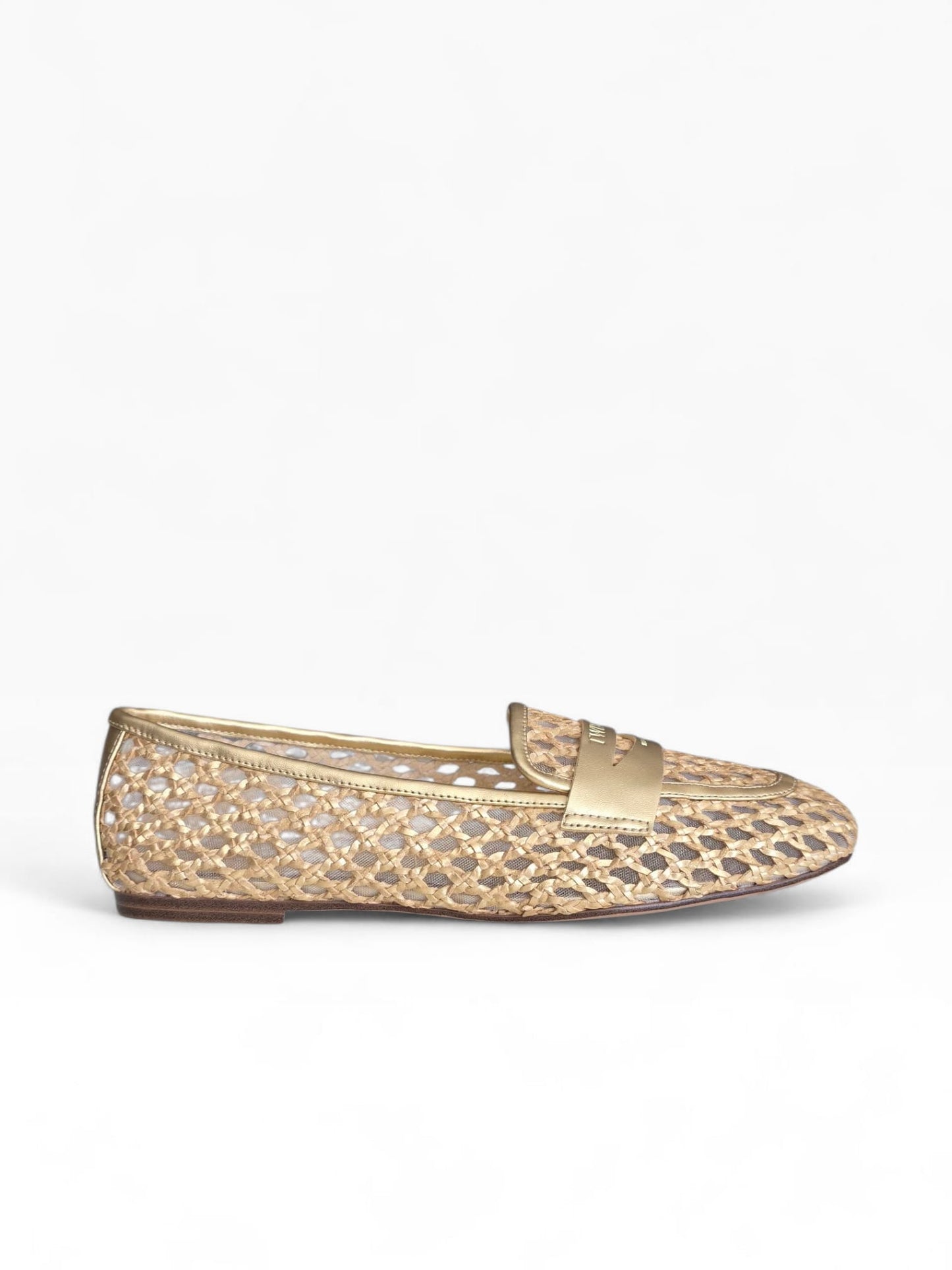 TWINSET Ballerina Con Intreccio Donna 261TGT034 Oro