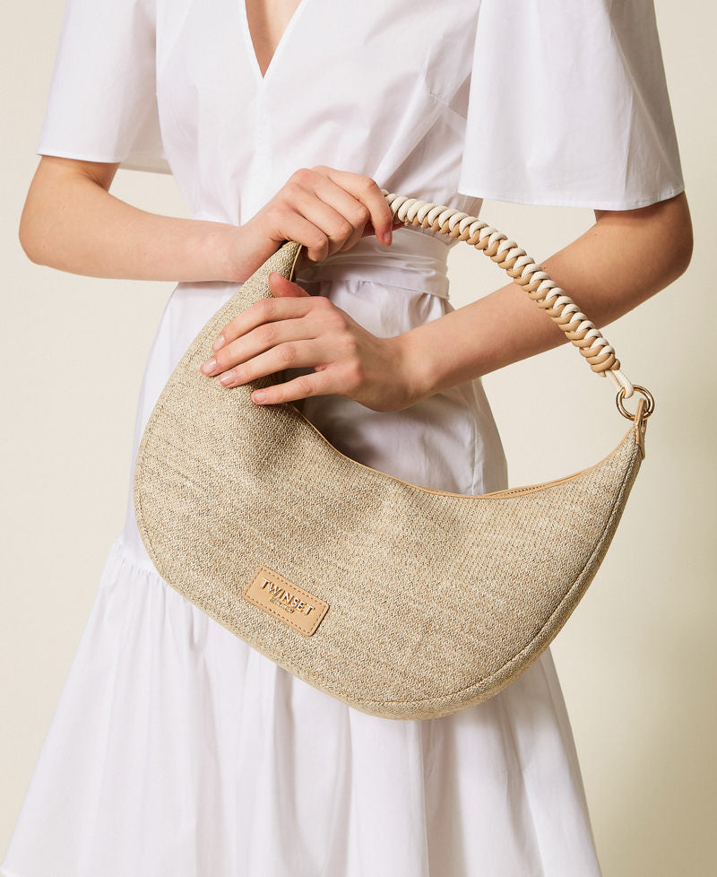 TWINSET Borsa Hobo 261TB7051 Paglia