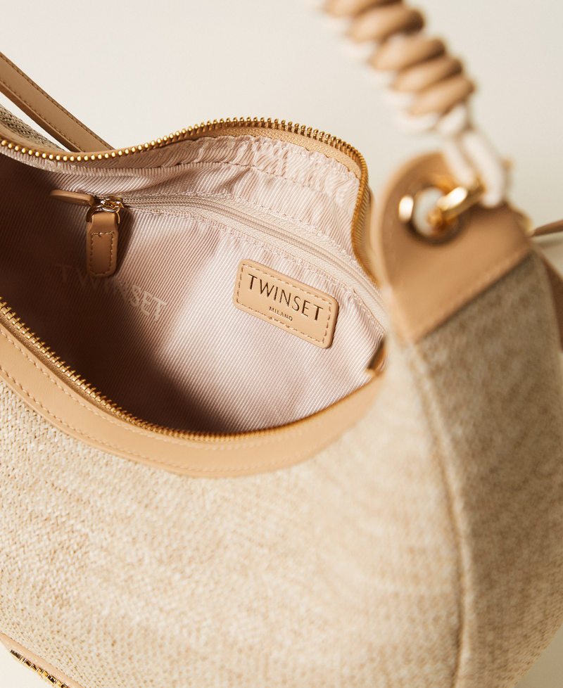 TWINSET Borsa Hobo 261TB7051 Paglia