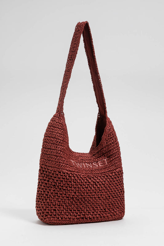 TWINSET Borsa Hobo 261TD8310 Brown Henna