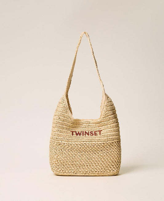 TWINSET Borsa Hobo 261TD8310 Paglia