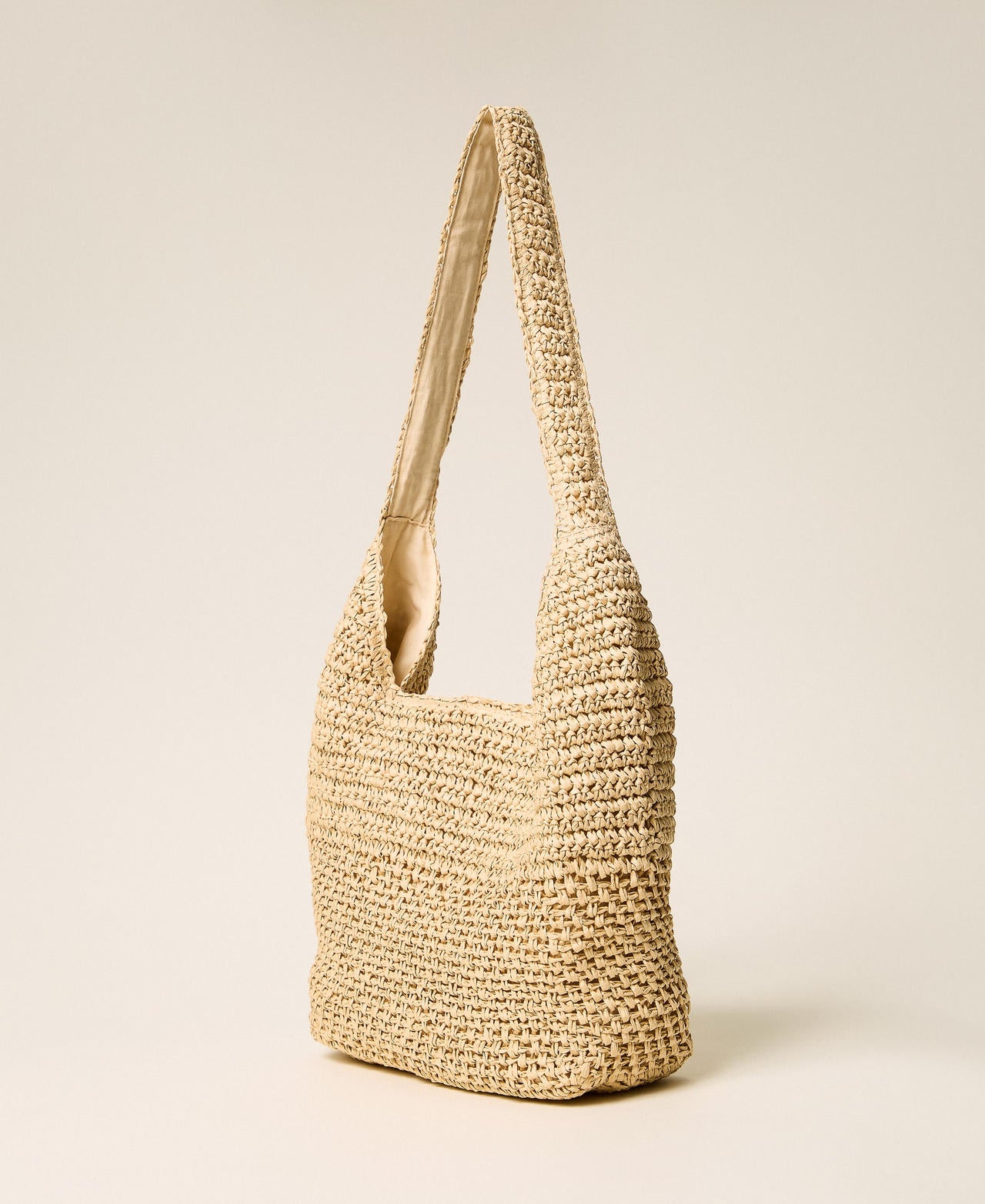 TWINSET Borsa Hobo 261TD8310 Paglia