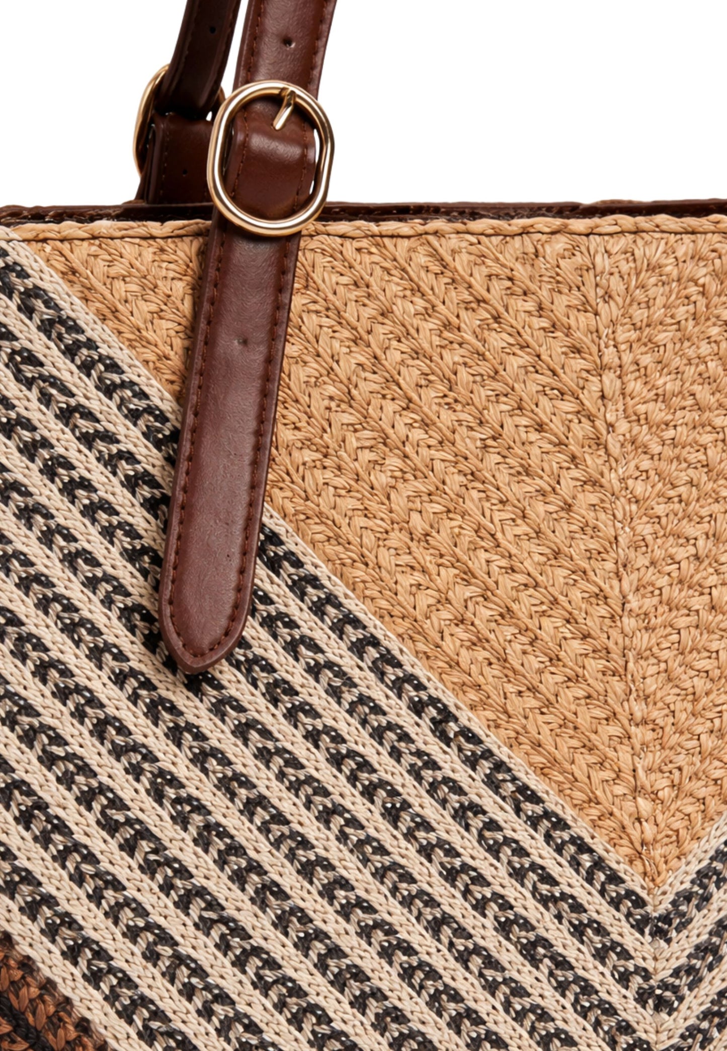 TWINSET Borsa Tote 261TD8500 Multicolor Straw