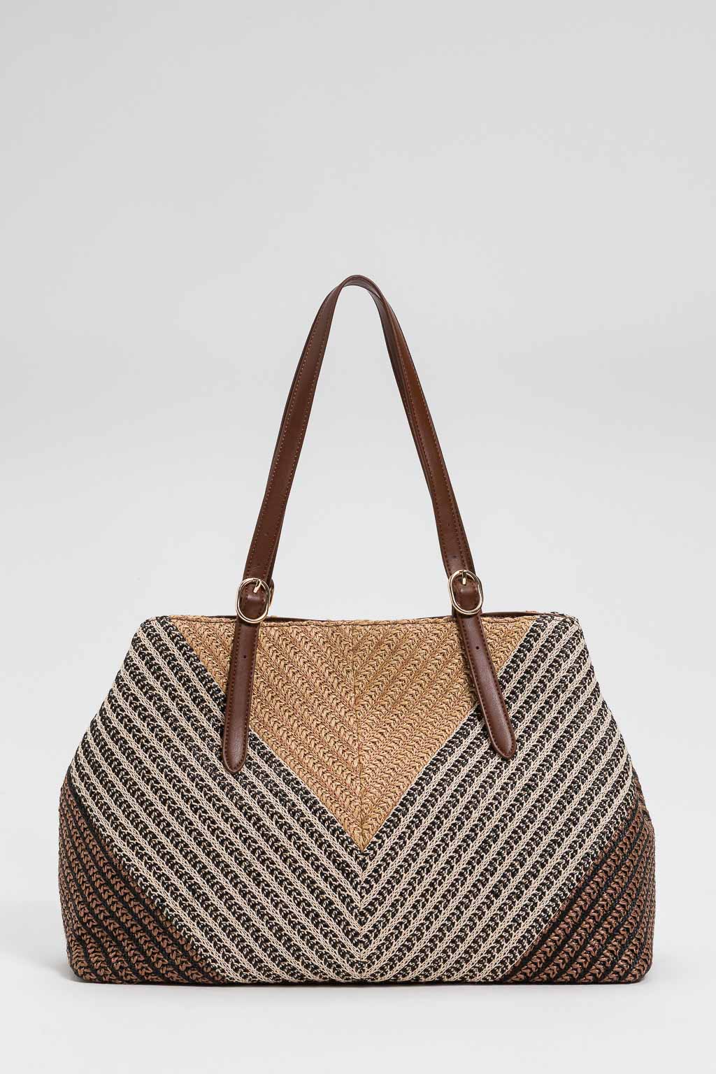 TWINSET Borsa Tote 261TD8500 Multicolor Straw