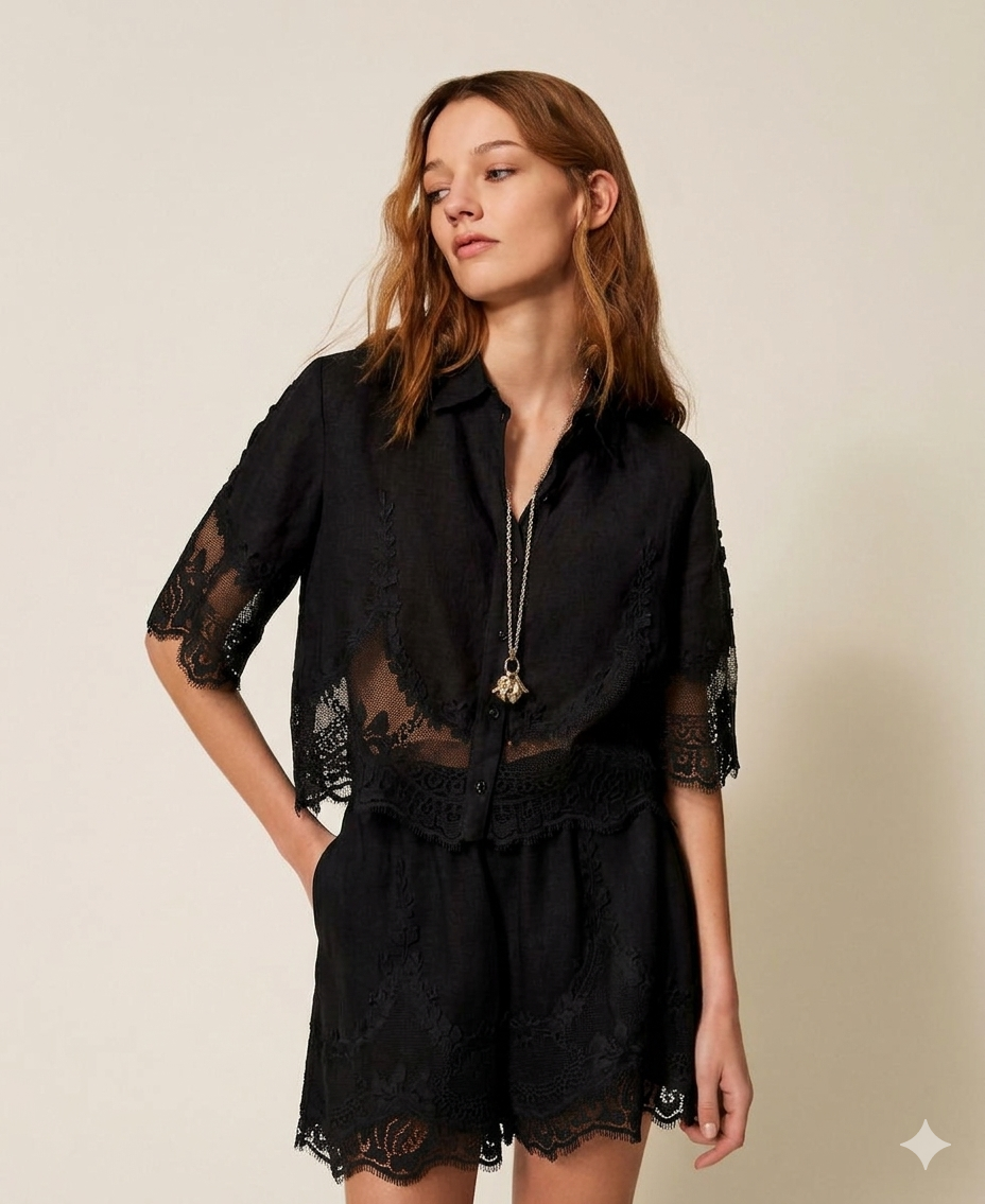 TWINSET Camicia 261TT2181 Nero