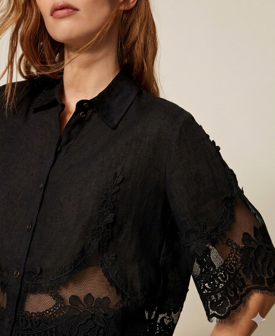 TWINSET Camicia 261TT2181 Nero