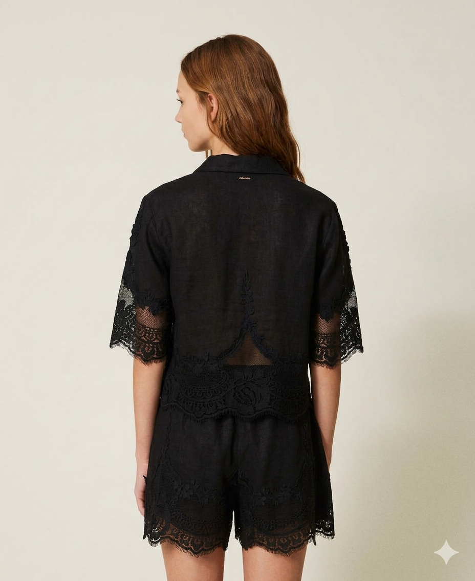 TWINSET Camicia 261TT2181 Nero