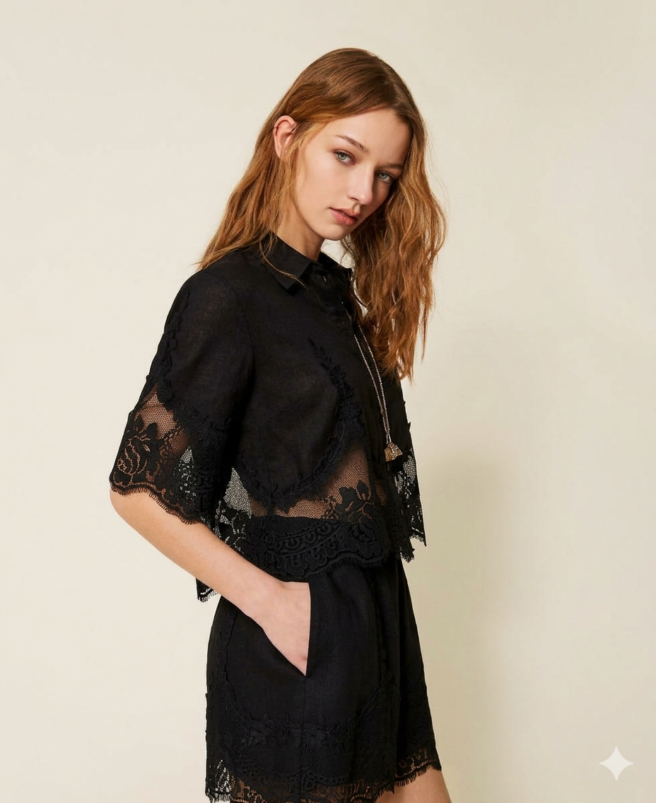 TWINSET Camicia 261TT2181 Nero