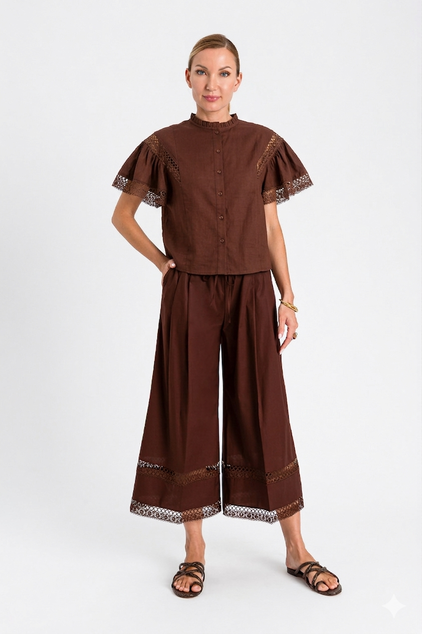 TWINSET Camicia 261TT2251 Coffee Liqueur