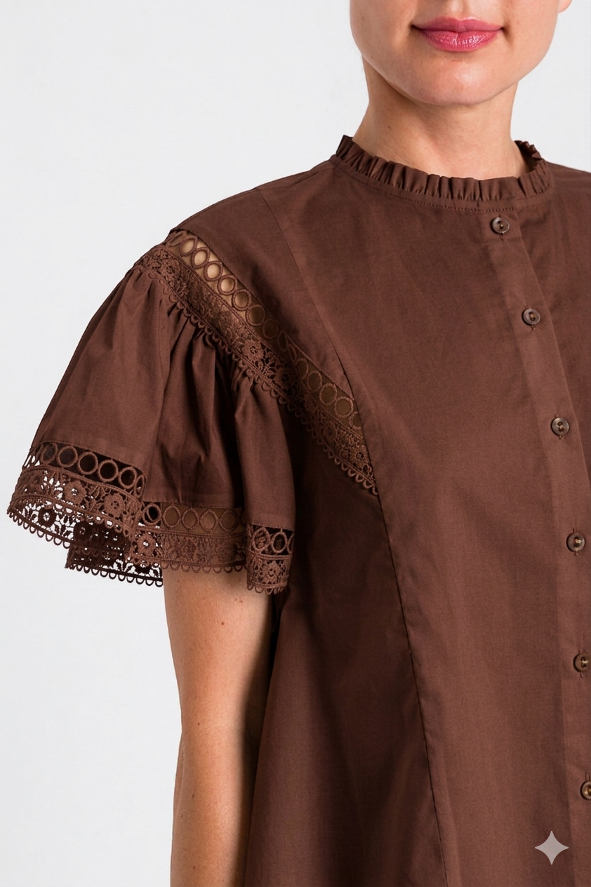 TWINSET Camicia 261TT2251 Coffee Liqueur