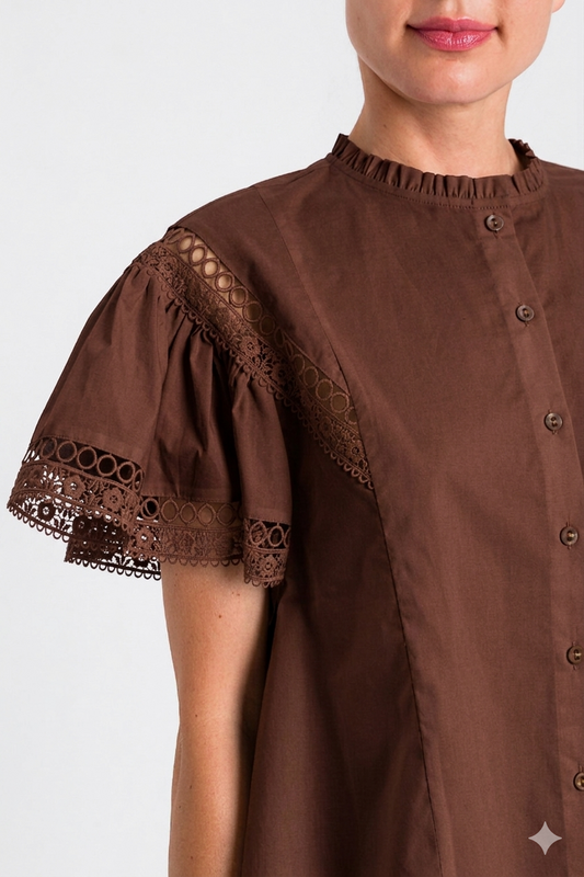 TWINSET Camicia 261TT2251 Coffee Liqueur