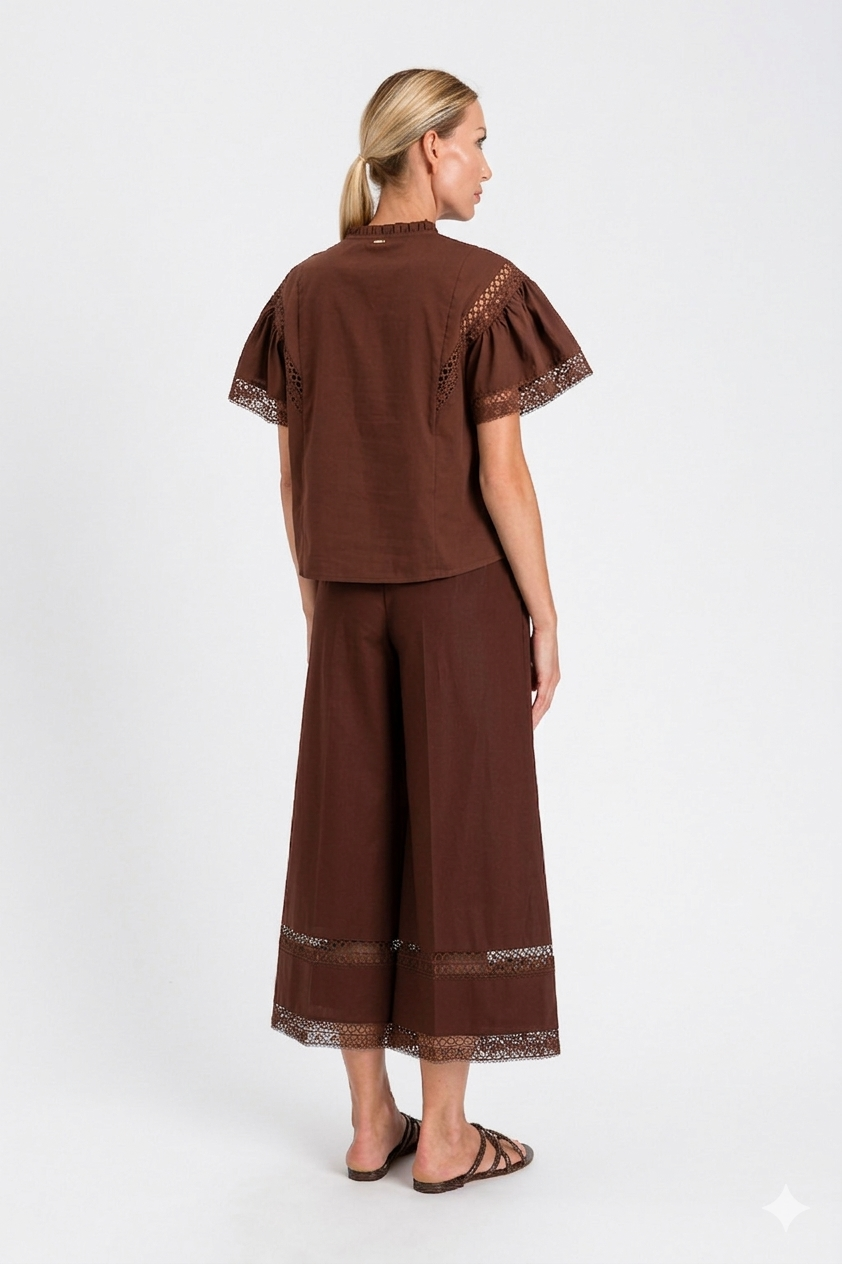 TWINSET Camicia 261TT2251 Coffee Liqueur