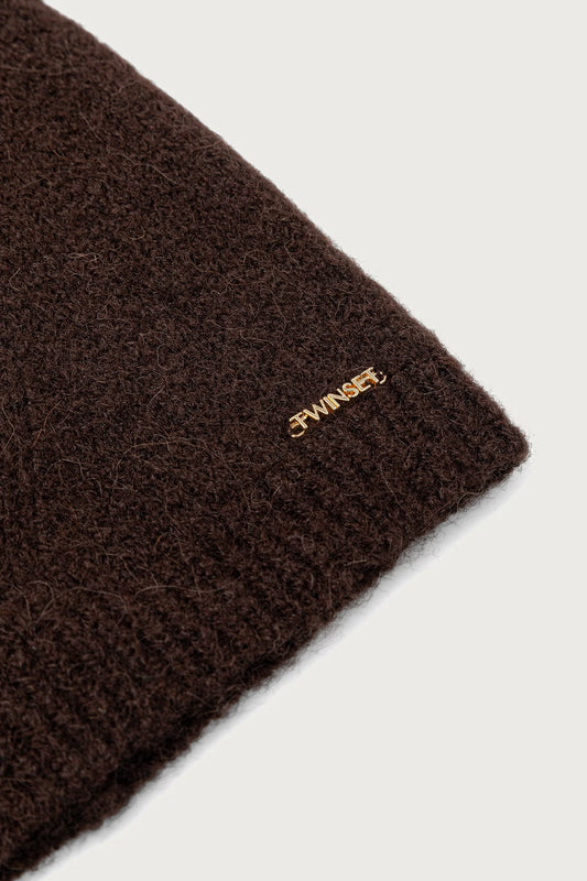 TWINSET Cappello Cuffia Donna 262TO5620 Darkness Brown