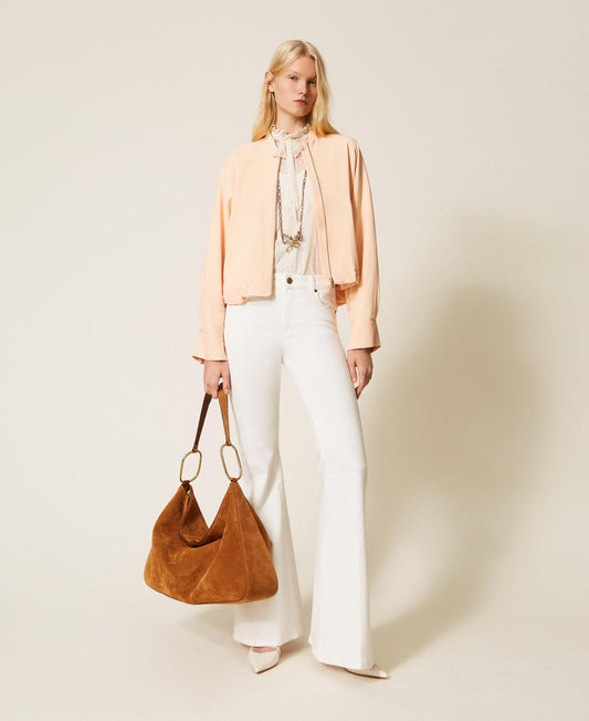 TWINSET Giacca Bomber 261TP2222 Peach Pink