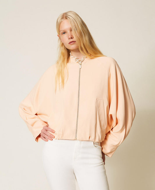TWINSET Giacca Bomber 261TP2222 Peach Pink