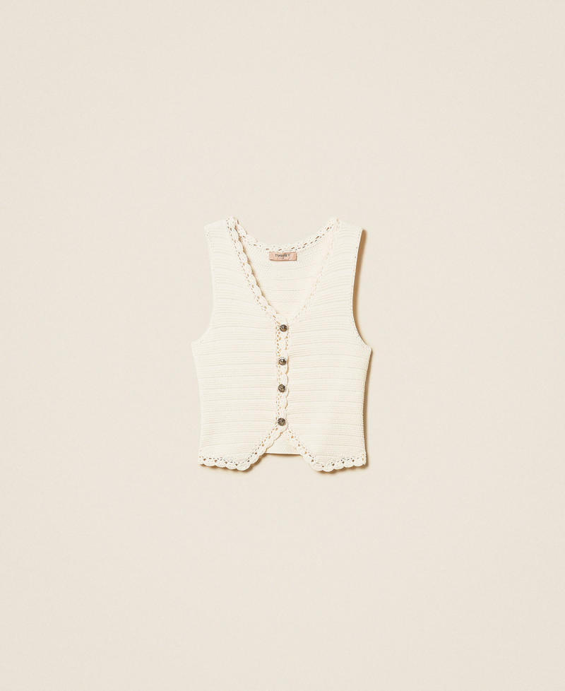 TWINSET Gilet 261TP3077 Parchment