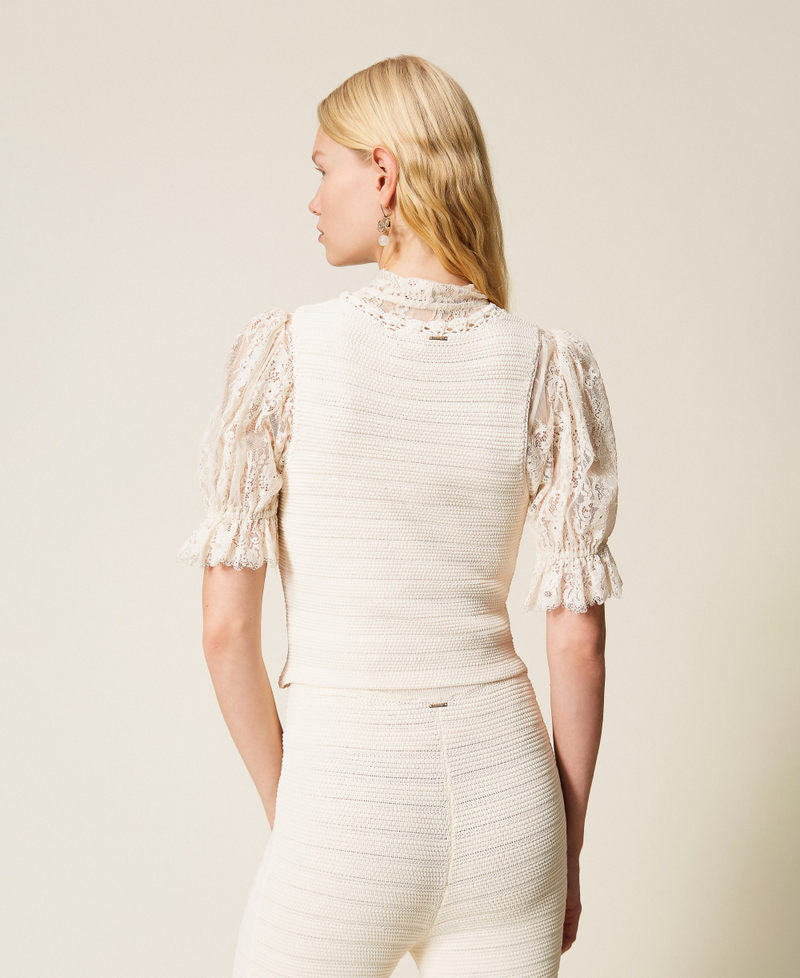 TWINSET Gilet 261TP3077 Parchment