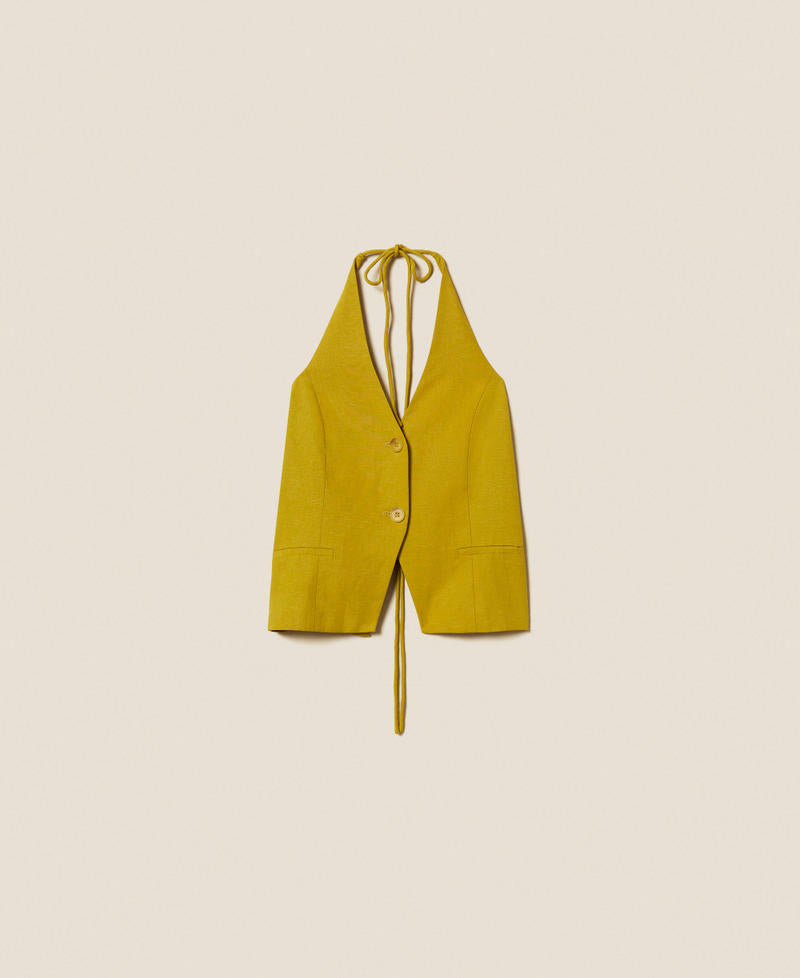 TWINSET Gilet 261TT2551 Avocado Oil