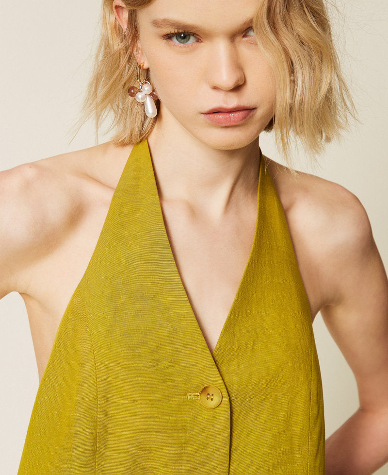 TWINSET Gilet 261TT2551 Avocado Oil