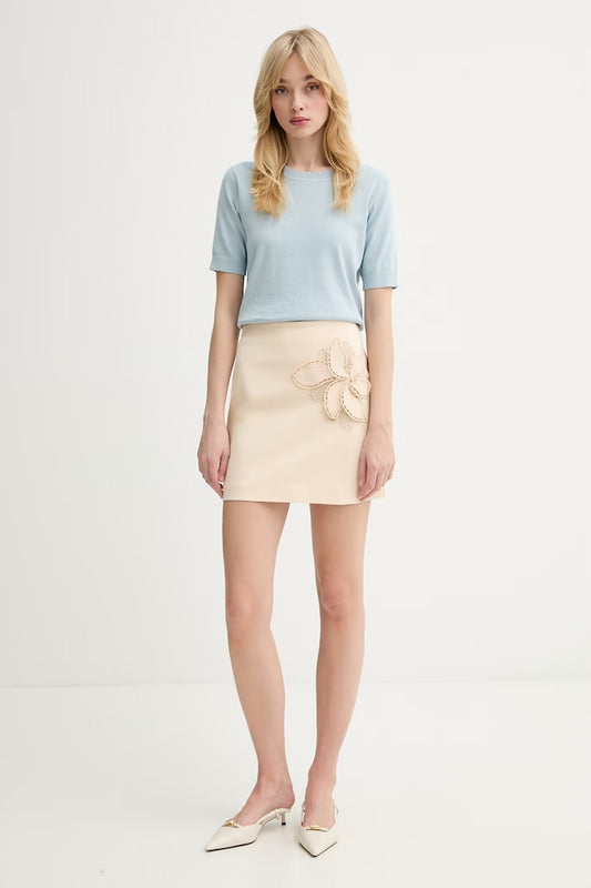 TWINSET Gonna lunga dritta 261TP2051 Parchment