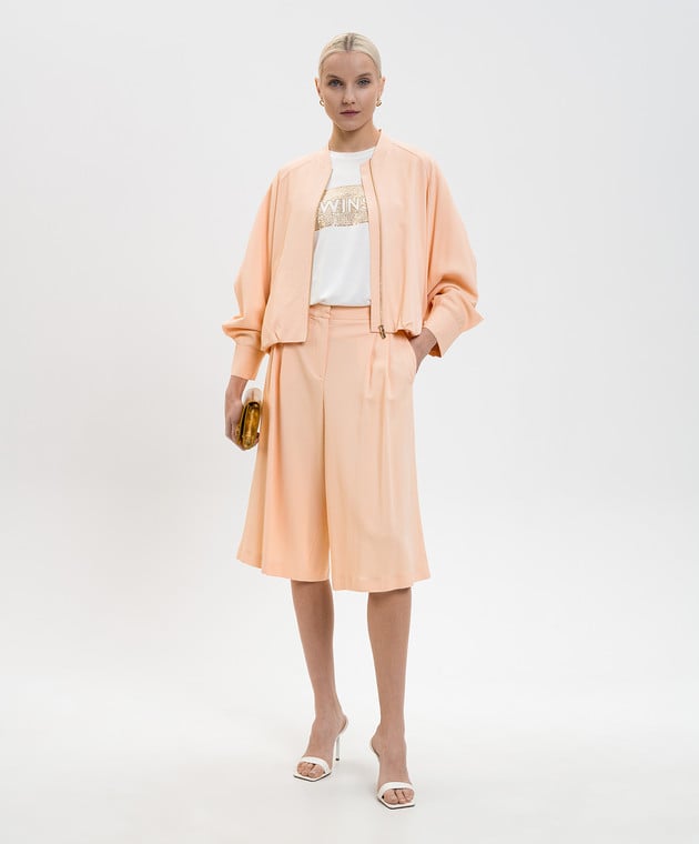 TWINSET Pantaloni 261TP2221 Peach Pink