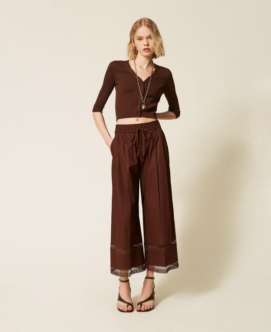 TWINSET Pantaloni 261TT2252 Coffee Liqueur