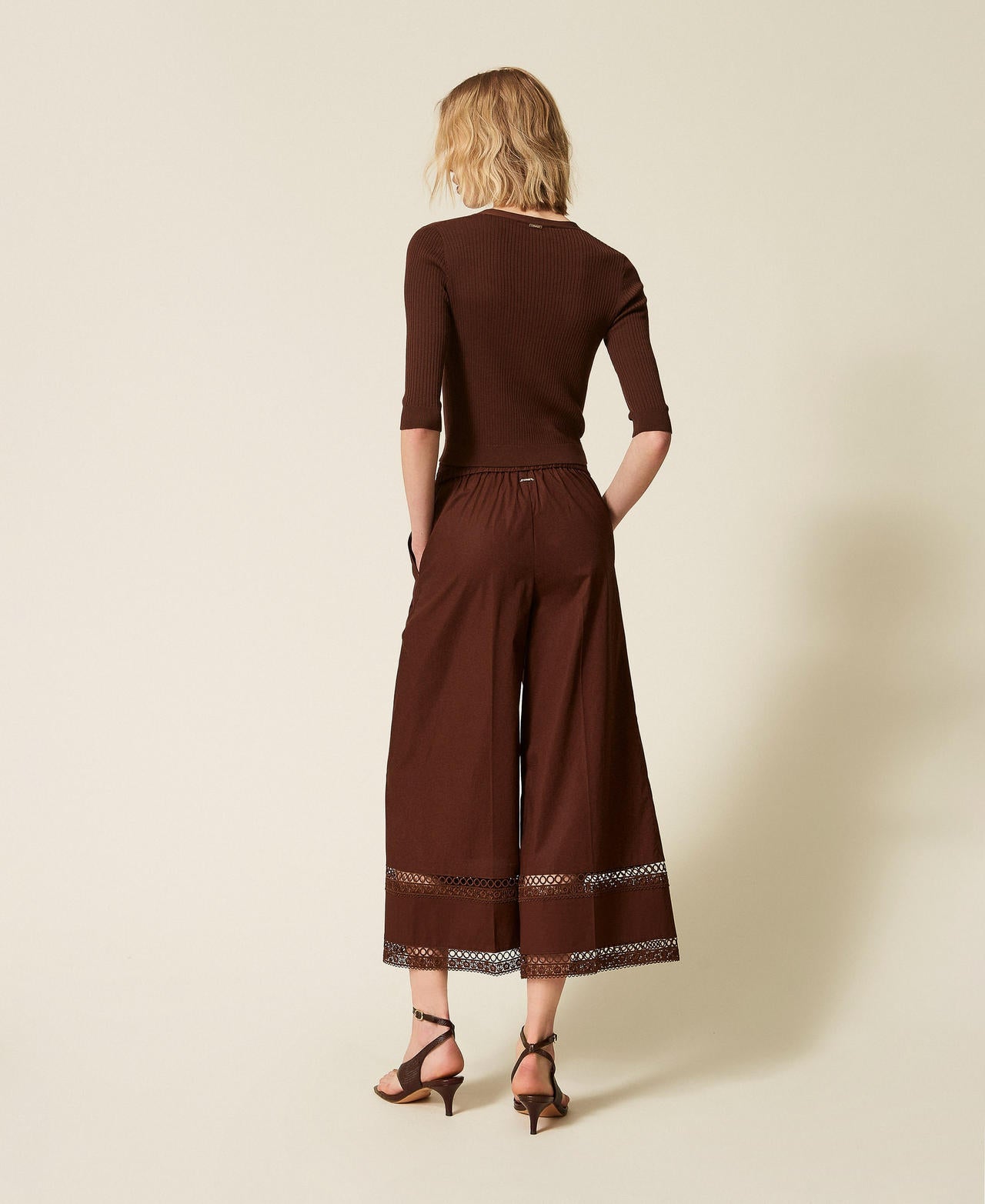 TWINSET Pantaloni 261TT2252 Coffee Liqueur